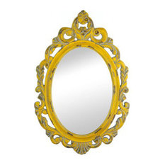 Vintage Hannah Yellow Mirror