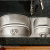 Polaris Sinks PL105-18-ENS Undermount 18 Gauge Double Kitchen Ensemble