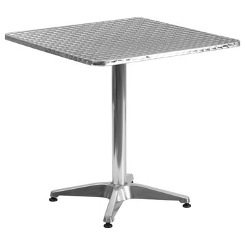 Square Aluminum Table and Base TLH-053-2-GG