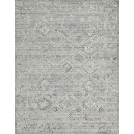 Emmett EMM-05 Mist/Lt Gray Area Rug, 9'6"x13'6"