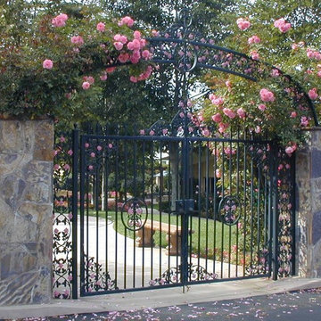Mother Mary Ornamental Iron Gate