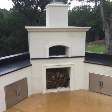Cut Stone and Granite Wood-fired Oven