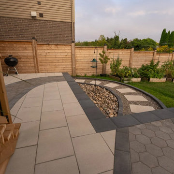 Modern Connective Stone Patio