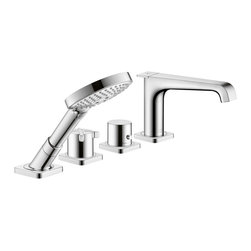 Axor Citterio E 4-Hole Thermostatic Roman Tub Set Trim - Tub And Shower Faucet Sets