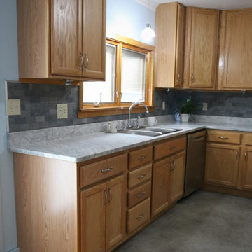 Granite Countertops In Stream White