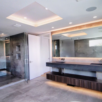 Final Construction Private Waterfront Custom Home in Boca Raton