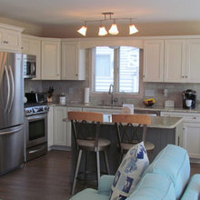 raised ranch kitchen