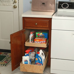 Laundry Room Pull Out Shelves - Storage And Organization