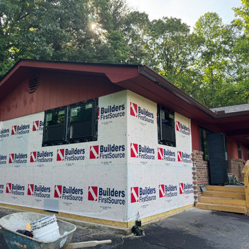 Carport Conversion to Living Space with Masonry and Window Upgrade