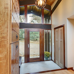 Mahogany Glass Door - Front Doors
