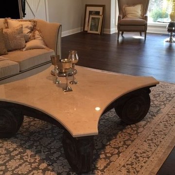 Crema Marfil Coffee Tabletop
