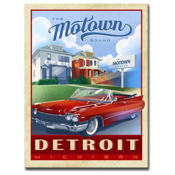 Canvas Art 'Motown, Detroit' by Dorothea Taylor, 30x20