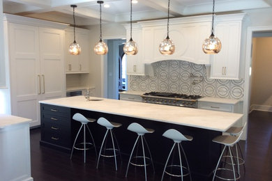 Transitional kitchen photo in New York
