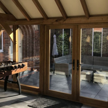 Oak Orangery with Mansard Roof, East Yorkshire