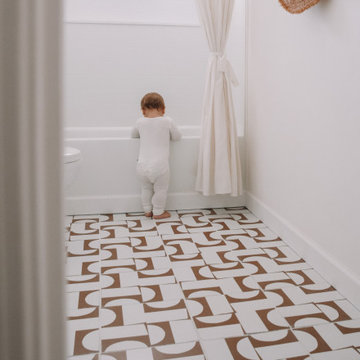 Modern + Organic Bathroom Remodel