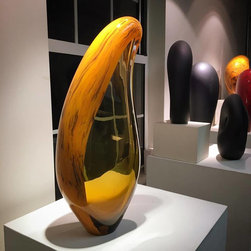 Art Glass Sculpture-Yellow Gold One of a Kind - Products