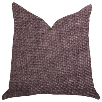 Grape Seed Luxury Throw Pillow in Purple Tones, 12"x25"