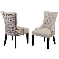 Transitional Dining Chairs by BASSETT MIRROR CO.