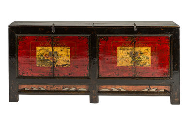 Painted Sideboard Cabinet from Gansu Province, China