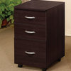 Acme File Cabinet with 3 Drawer in Espresso Finish 12106