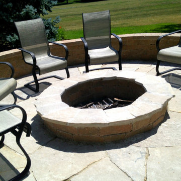 Custom Designed Screen Porch, Patio, and Fire Pit