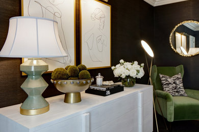 Inspiration for a transitional bedroom remodel in New York