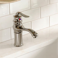 Karran KBF430 1-Hole 1-Handle Basin Faucet With Pop-up Drain, Chrome