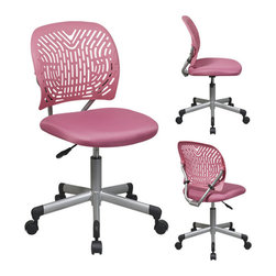 Pink Flex Designer Task Office Chair - Office Chairs