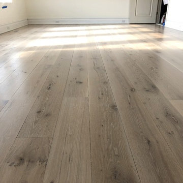 EAST HAMPTON: 8" CHARACTER WHITE OAK WITH 2 COATS BONA WHITE + BONA TRAFFIC HD