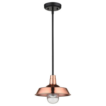 Burry 1-Light Copper Convertible Pendant