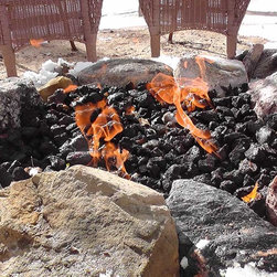 Fire Pit with CROSSFIRE&trade; Brass Burner - Fire Pits