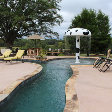 Custom Pool on a Working Farm