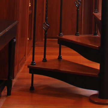 Forged Iron Spiral Stairs