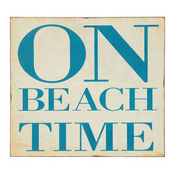 Distressed Beach Wall Plaque - Home Decor