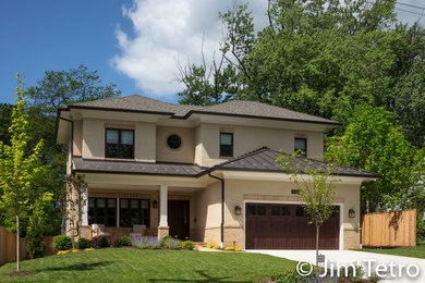 Example of a tuscan home design design in DC Metro