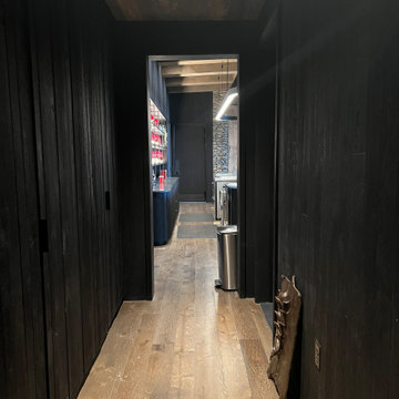 VIP tasting room.. Bourbon room.. ceiling board, floors and more. Bourbon blend!