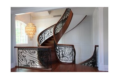 Classic staircase in New York.