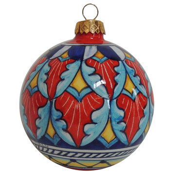 Italian Ceramic Ornament, Palla Natale Dec. 7, Fratelli Mari