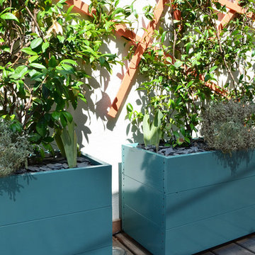 Petite terrasse avec piscine