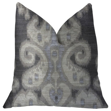Social Butterfly Brown Shades Luxury Throw Pillow, Double Sided 20"x26"