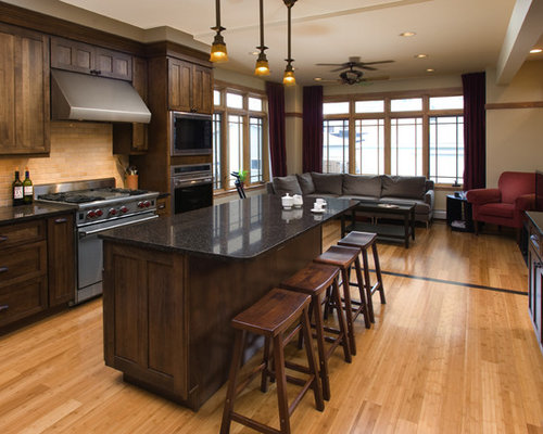 Dark Cabinets Light Floor Ideas, Pictures, Remodel and Decor