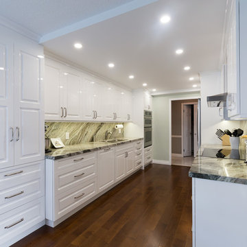 White Condo Kitchen High Gloss