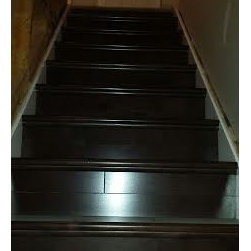 Solid Hardwood on Stairs - Engineered Wood Flooring