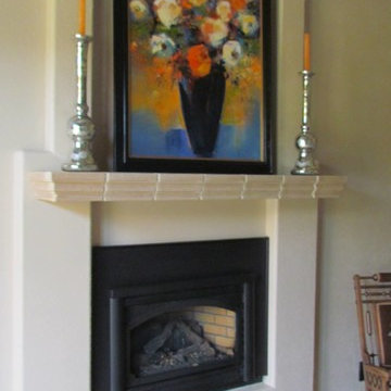 Bear Mountain Fireplace and Bathroom Update
