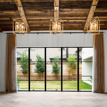 Scandinavian Inspired Modern Courtyard Home