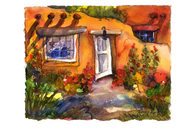 New Mexico Watercolor Paintings by Nancy Dean Kreger