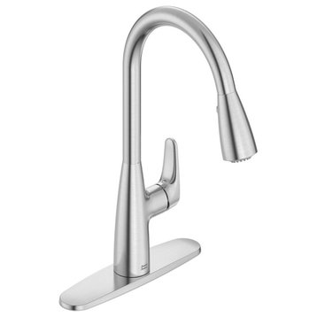 American Standard 7077.300 Colony PRO 1.5 GPM 1 Hole Pull Down - Stainless