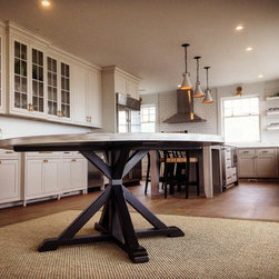 Round Walnut Dining Table - Dining Tables