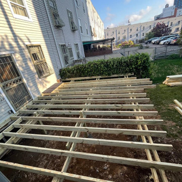 Deck Framing with Built-In Drainage