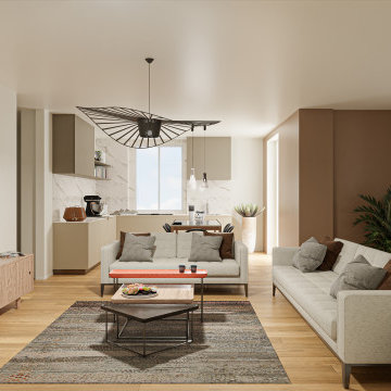 Render open space